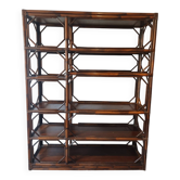 Rattan bookshelf