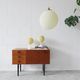 Bedside lamp set made of plastic granulate