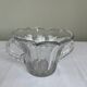 Moulded pressed glass cup