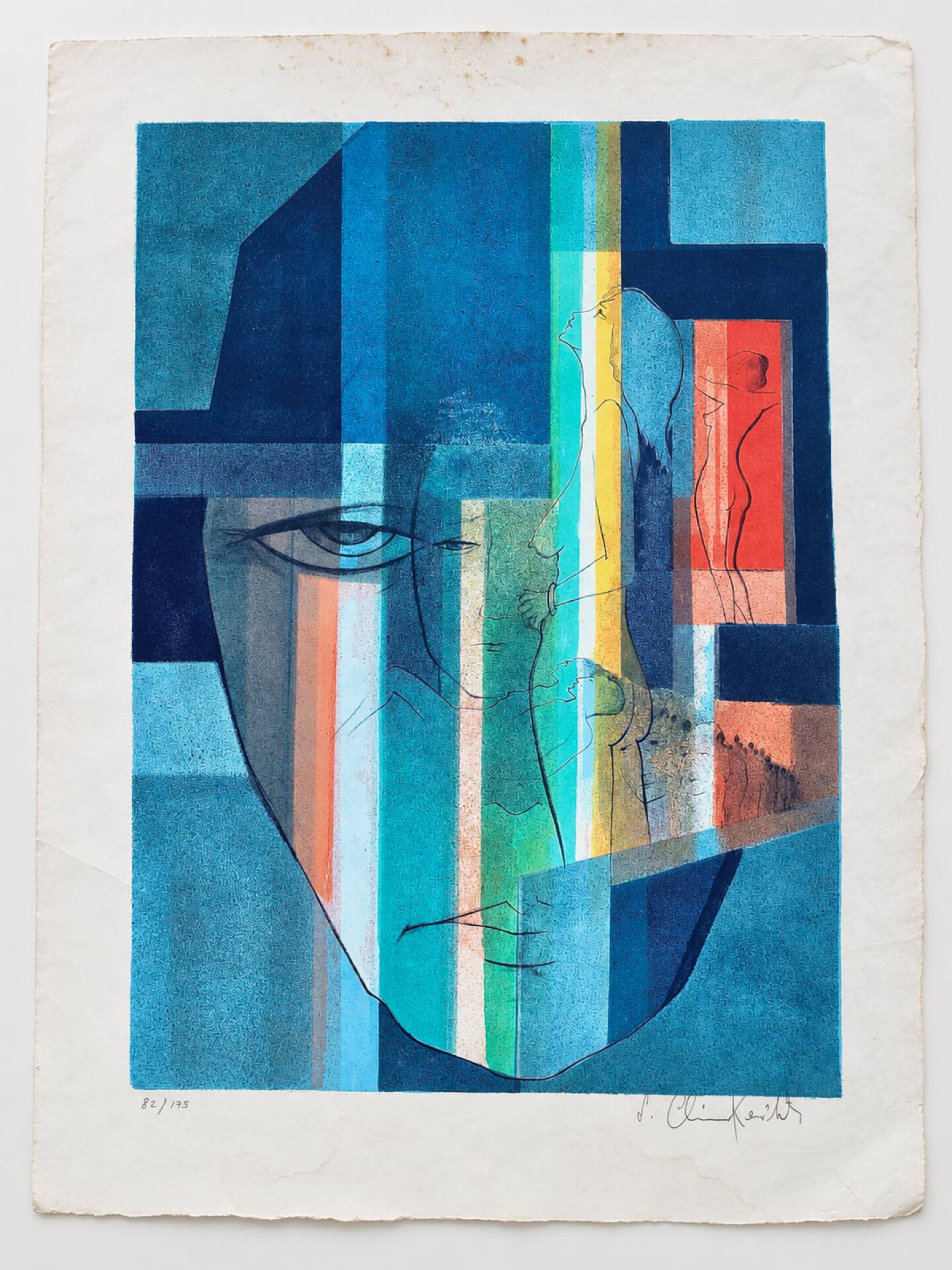 Sacha chimkevitch lithographie originale signée numérotée 82/175