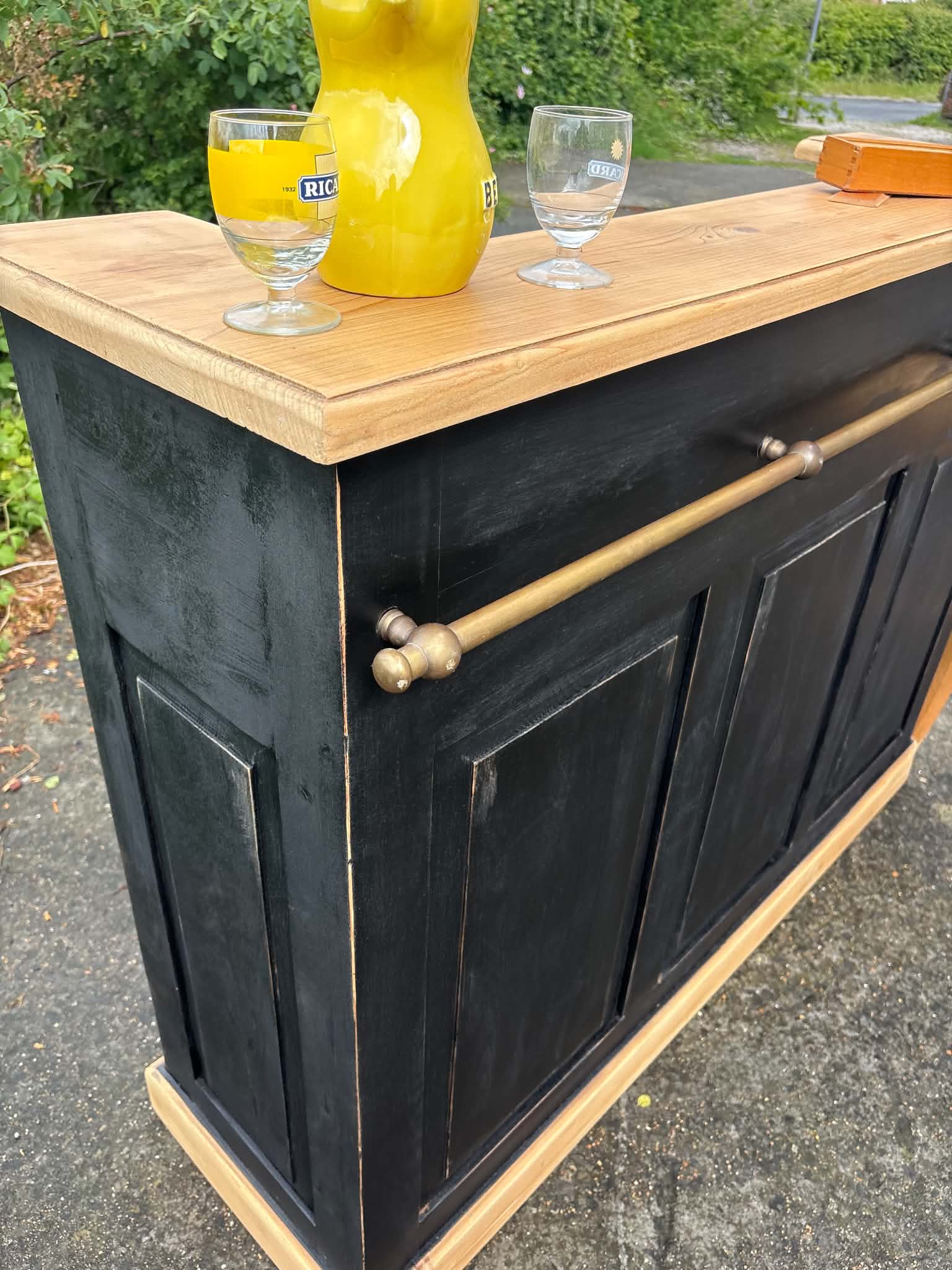 Bar / comptoir  Bois et noir