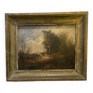 Tableau de paysage, école