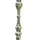 Silverware, medicine spoon with Minerva punch, 19th century.