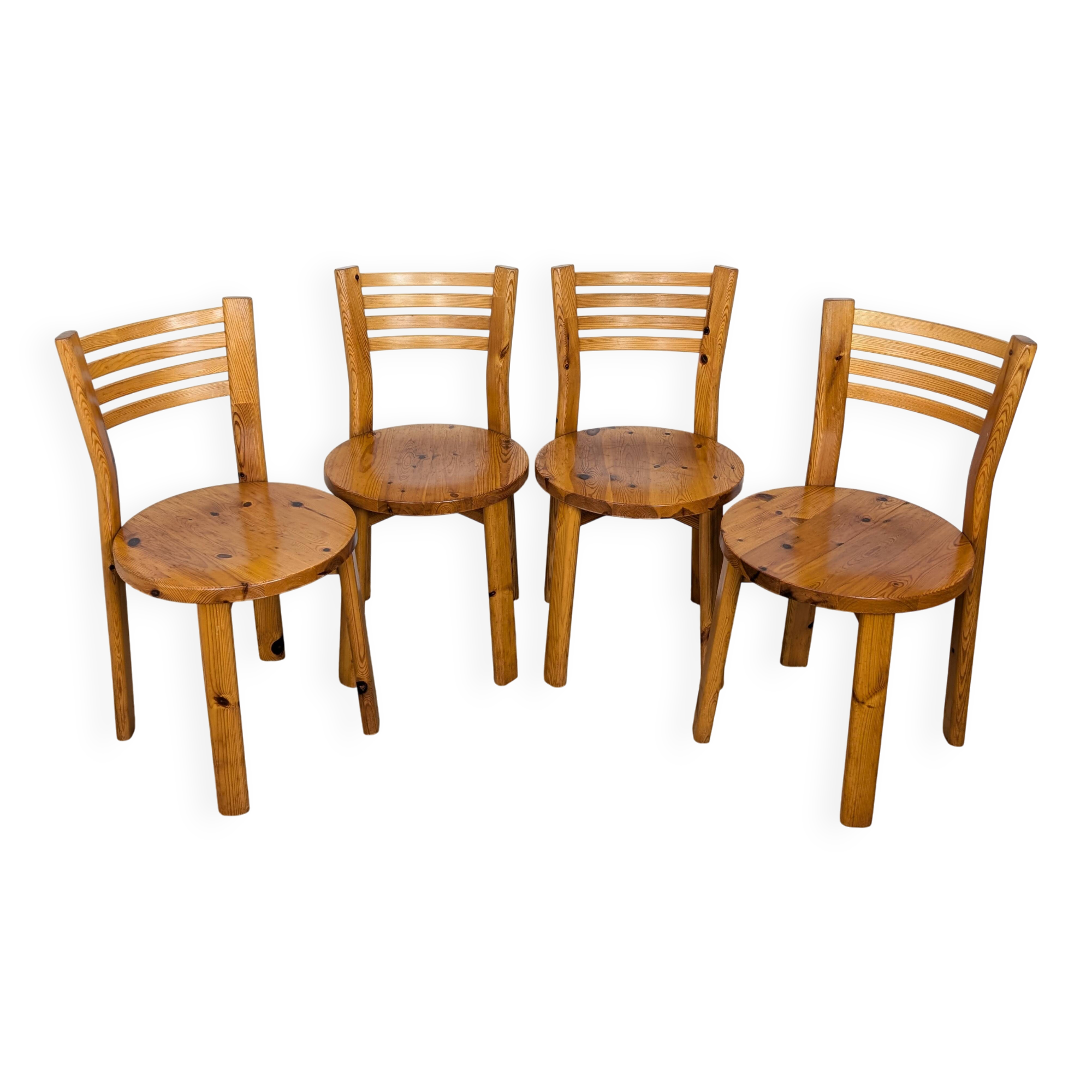 80s pine chairs