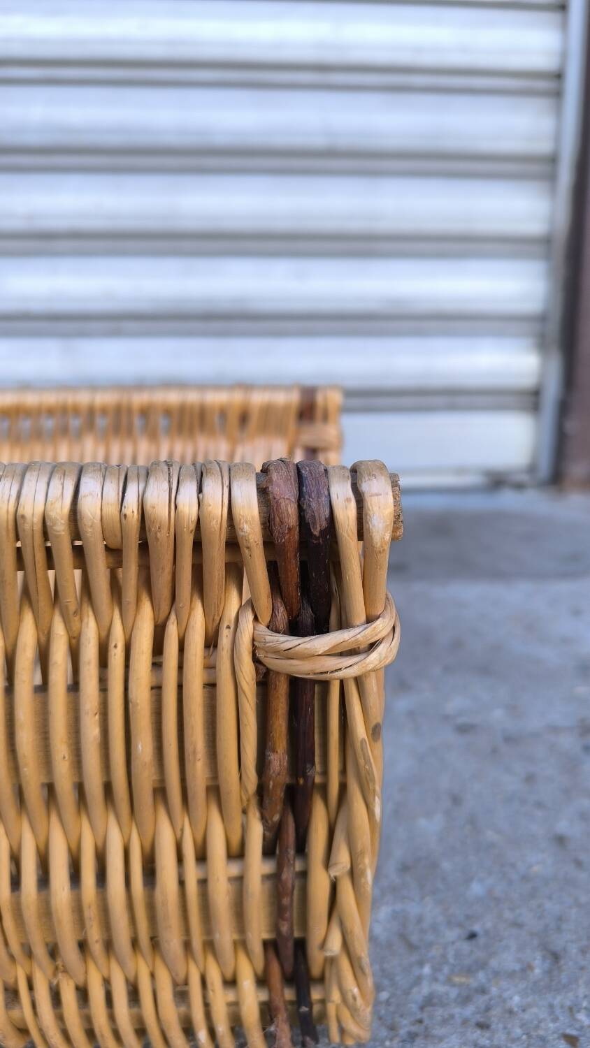 Vintage log basket