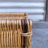 Vintage log basket