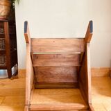 Closed staircase from the mid-20th century, mortise joints
