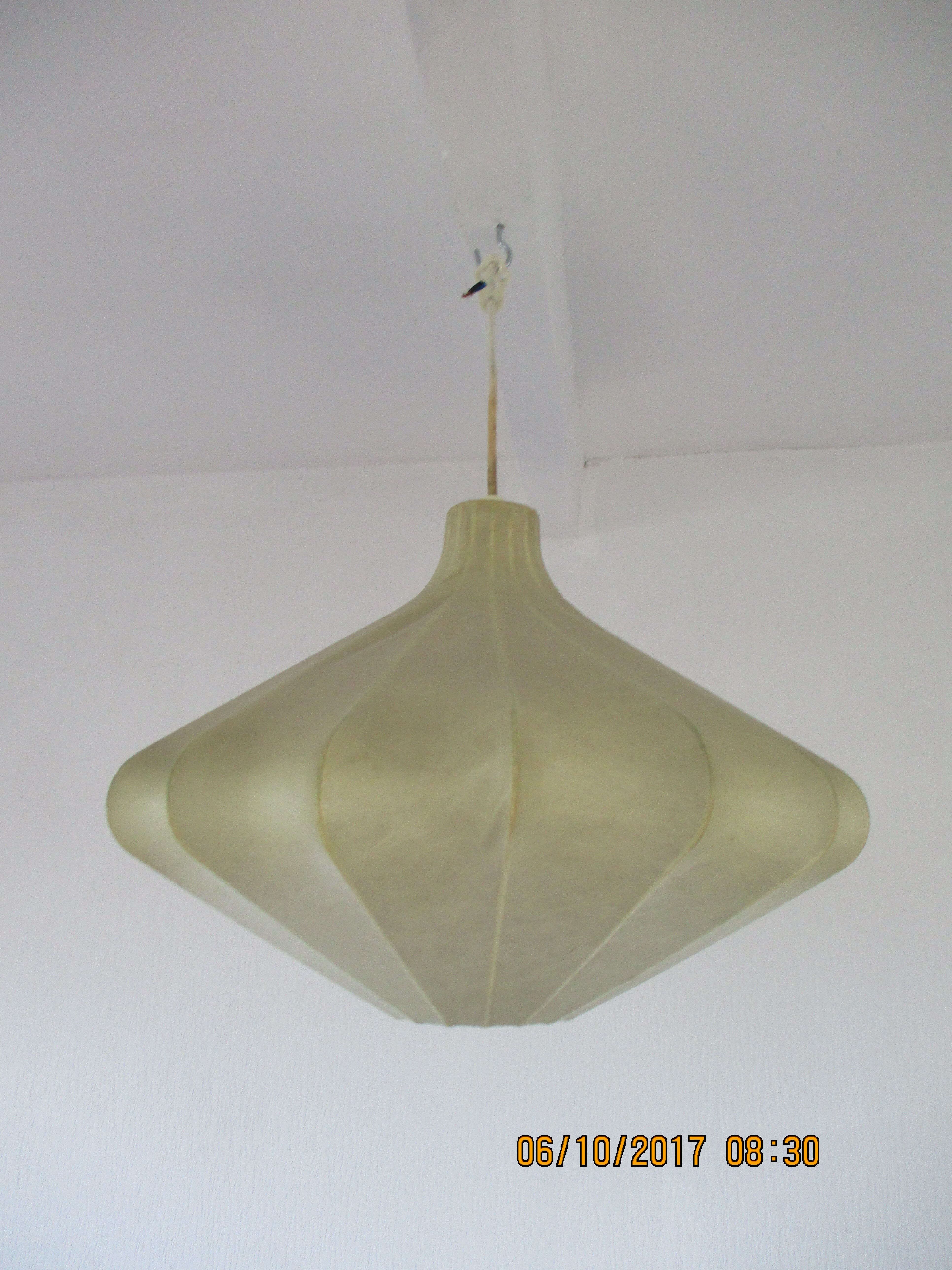 Pendant lamp Cocoon design Goldkant Leuchten 60s - 70s