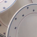 Assiettes K&G Lunéville Pierre années 30