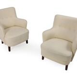 Pair of danish lounge chairs