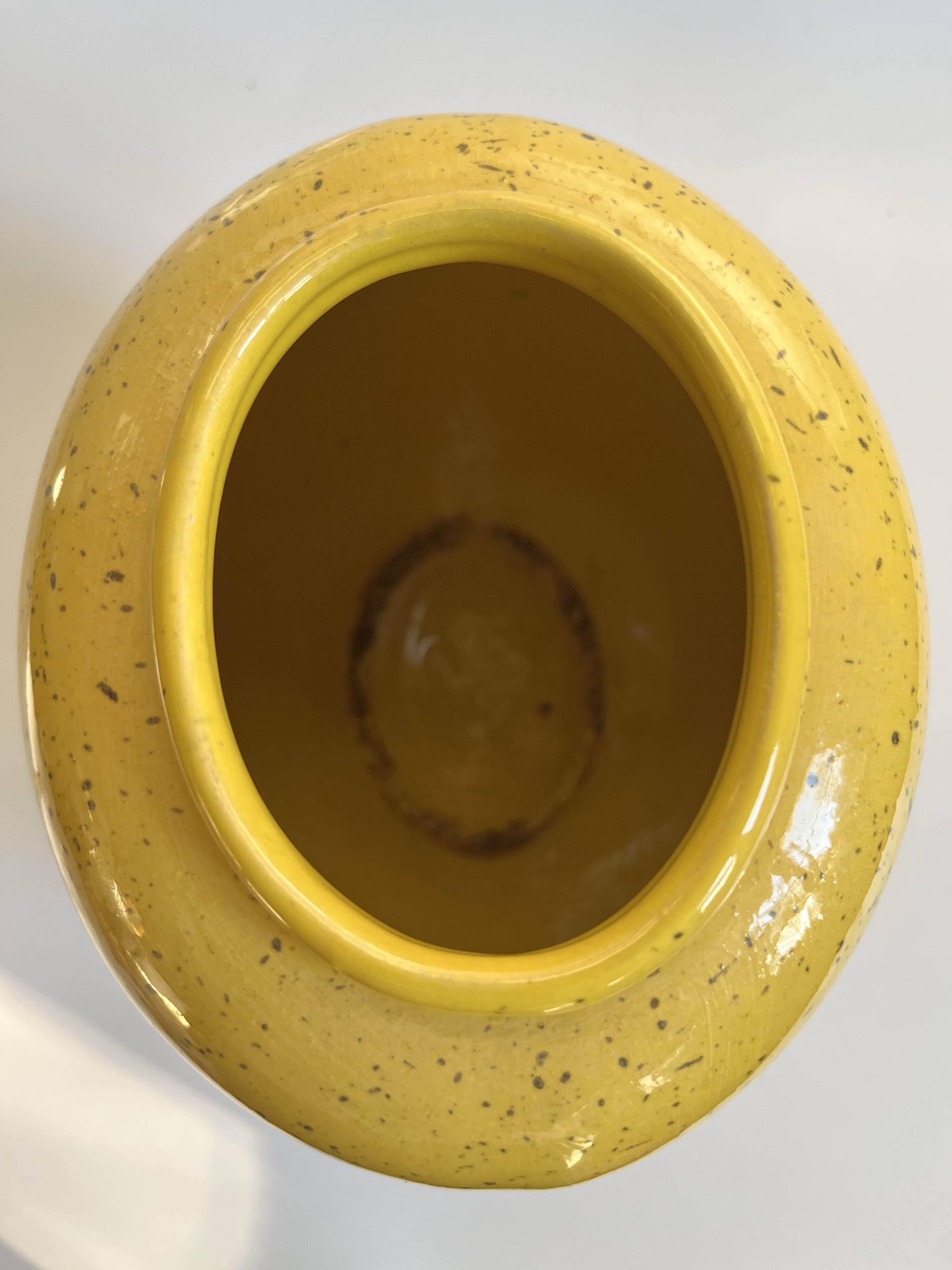West Germany Yellow Vase