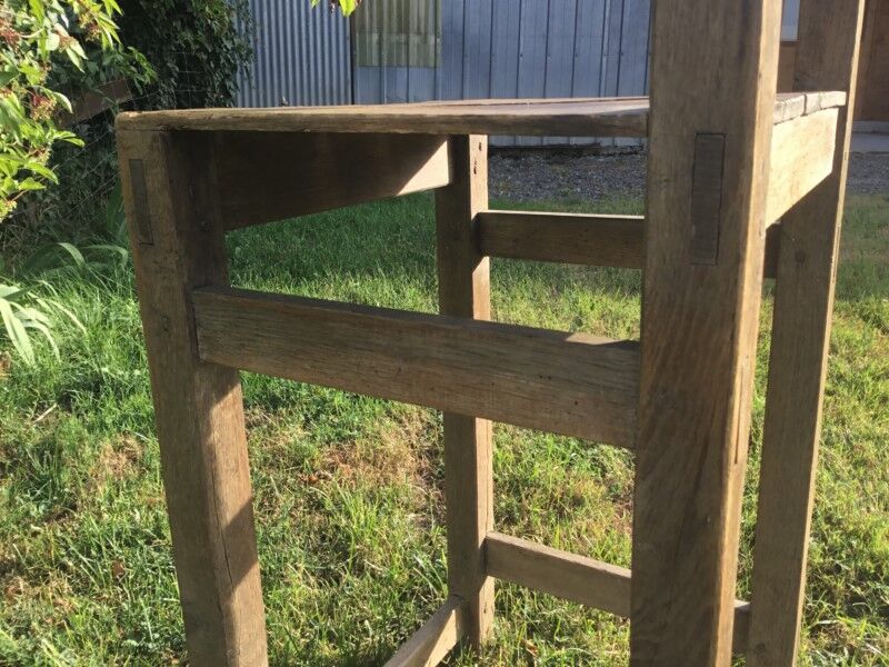 Brutalist bar high chair