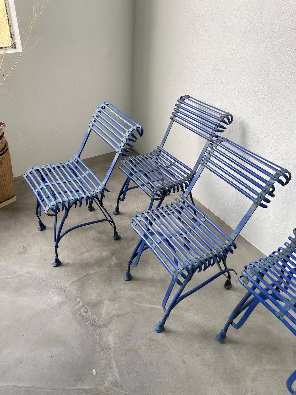 Series of 4 Arras chairs 1900