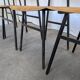 Set of 7 Vintage Industrial School Chairs / STOL Kamnik 1970s Yugoslavia