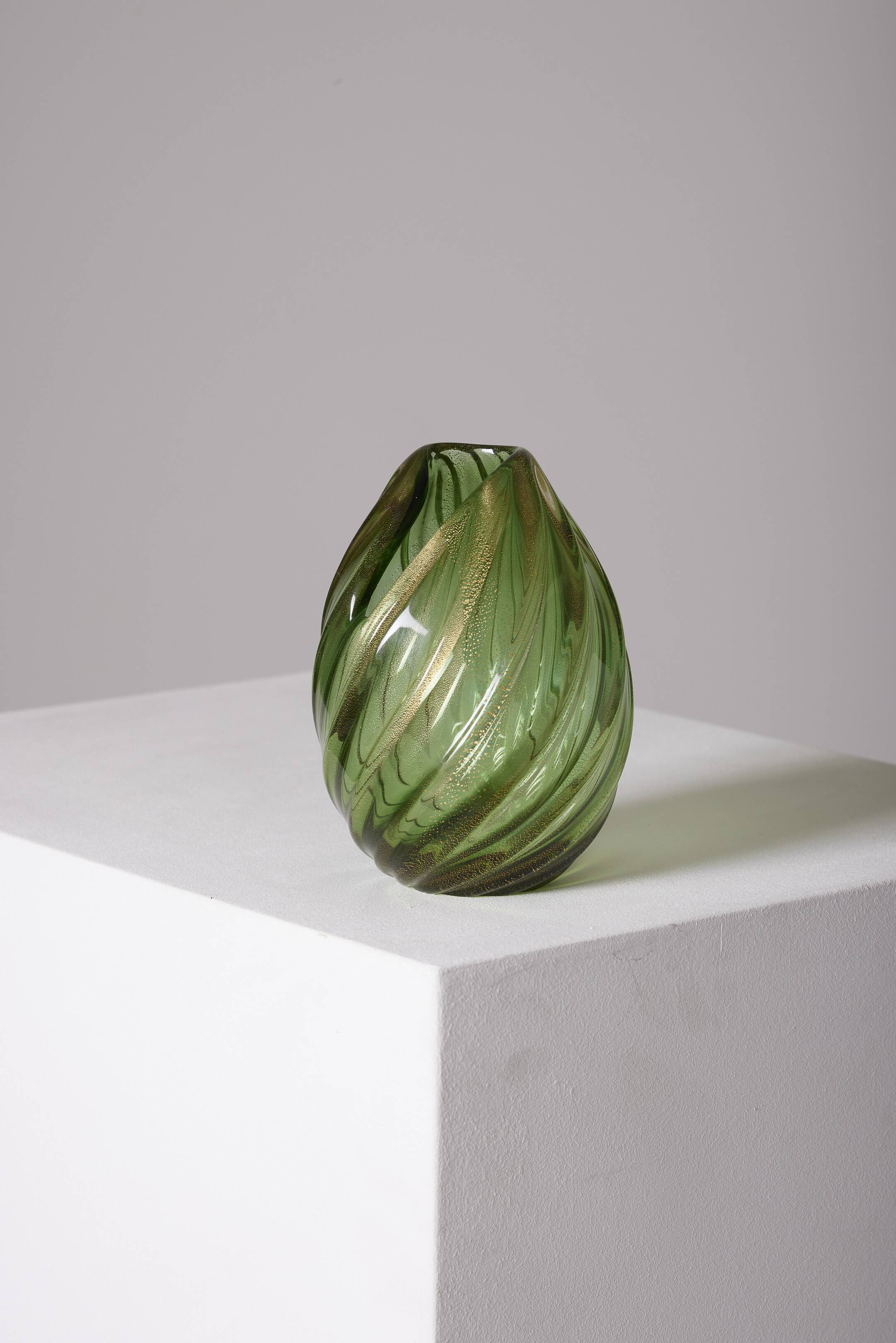 Murano blown glass vase by Archimede Seguso