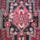 Handmade Persian Hamadan rug 207x132cm