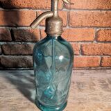 Siphon à eau de seltz bleu turquoise