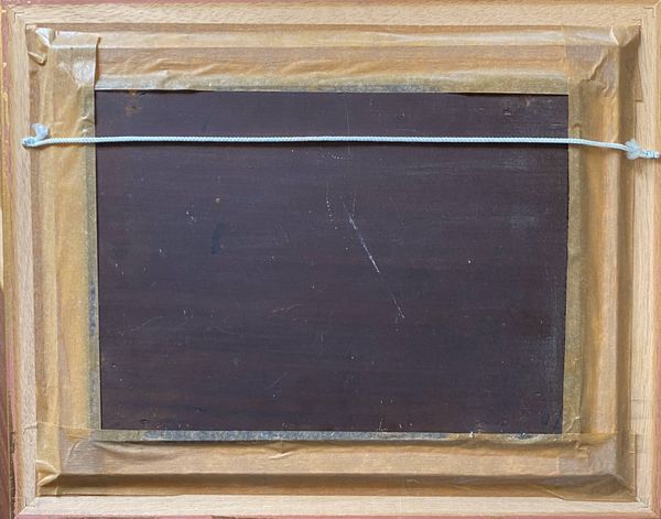 Tableau j. sander alias johann jungblut (1860-1912) paysage animé
