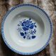 6 mismatched antique deep plates
