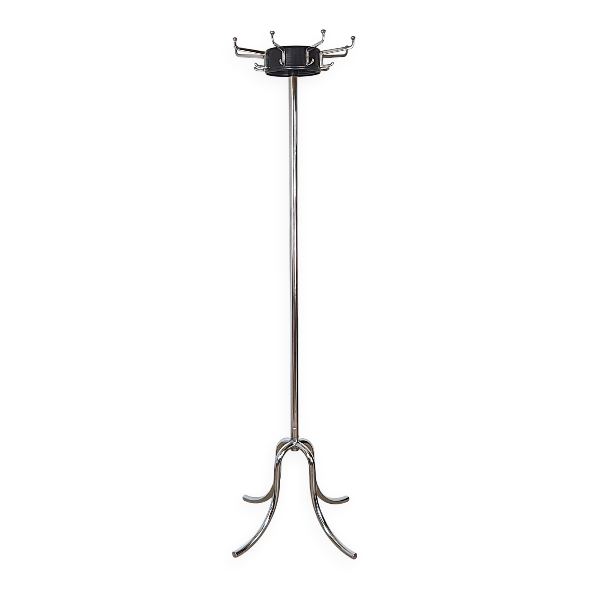 Chrome parrot coat rack
