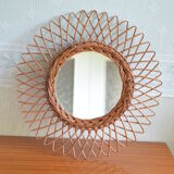 Rattan Sun mirror 42cm