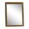 Console, table demi lune avec son miroir