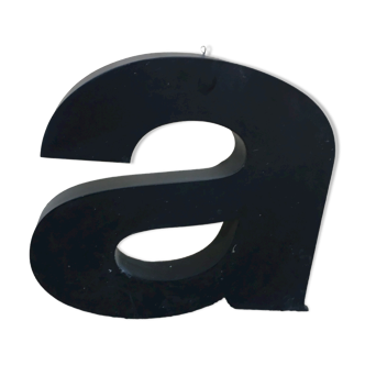 Vintage metal sign letter