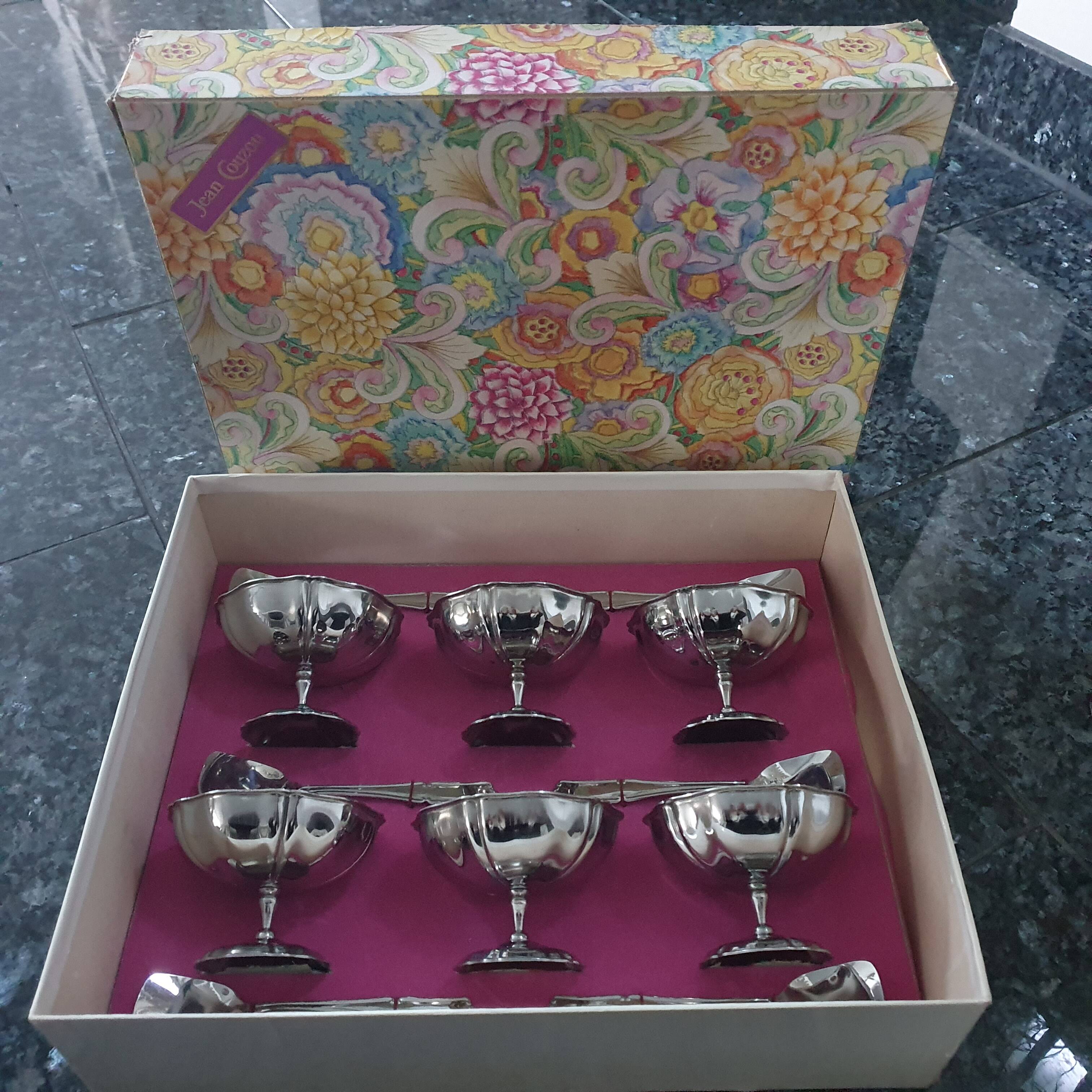 Vintage Jean Couzon Ice Cream Set