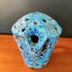 2 vases de charles cart en bleu turquoise fat lava cyclope, 1960s, emaux des glaciers cyclope