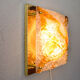 Mazzega Murano glass and brass wall lamp from the 60s