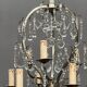 Rococo-style chandelier with 9 light arms.