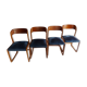 Suite de 4 chaises traineau Baumann