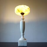 Lampe de table française Louis XVI en marbre