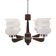Wooden chandelier, Danish design, 1970s, production: Denmark