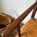 Antique 19th-century country armchair