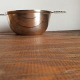 Silver metal bowl