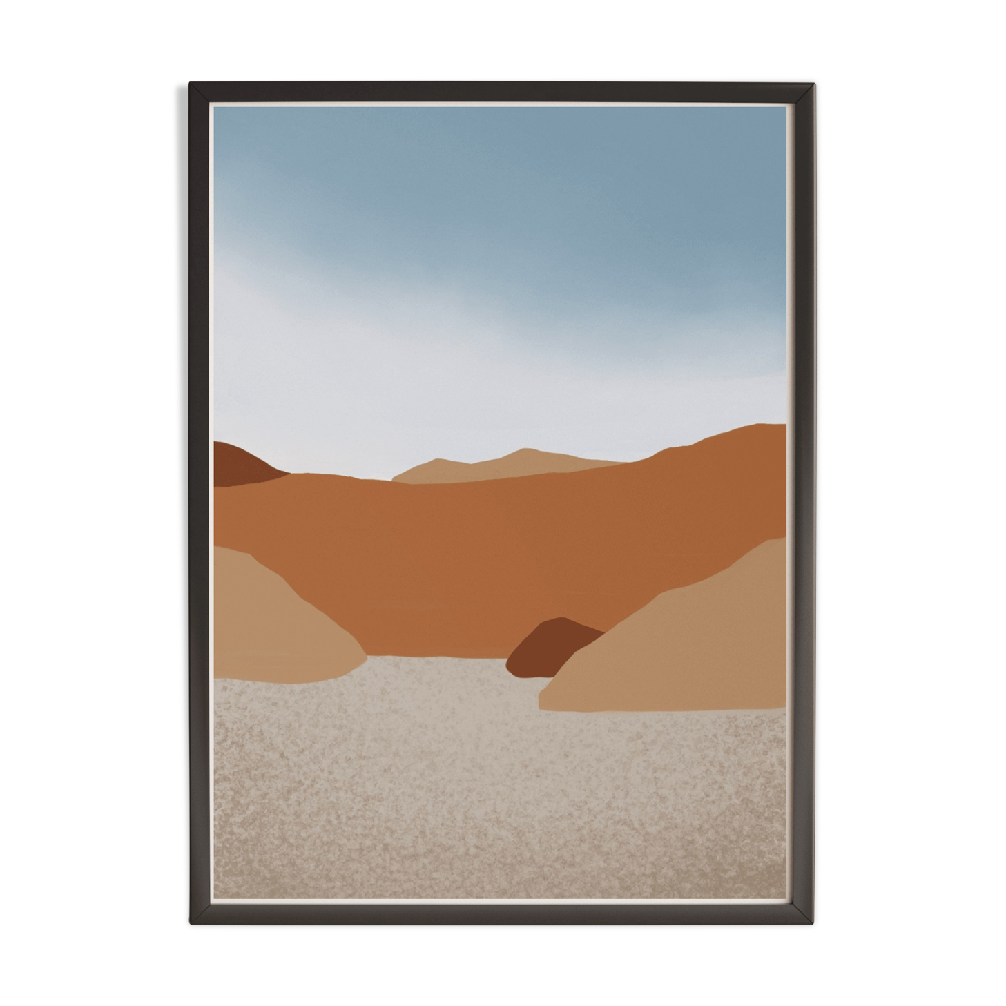 Illustration "The dunes" by Noums Atelier