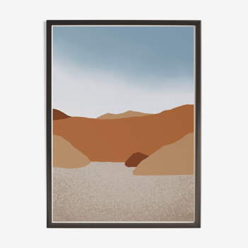 Illustration "Les dunes" par Noums Atelier
