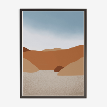 Illustration "The dunes" by Noums Atelier