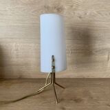 Lampe trépied en laiton, années 1950