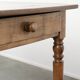 Antique French cherry wood dining table from the 19th century