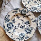Trio of earthenware saucers