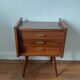 Compass feet bedside table
