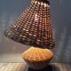 Vintage lamp from the 50s- 60s in rattan