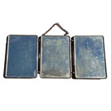 Vintage triptych barber mirror