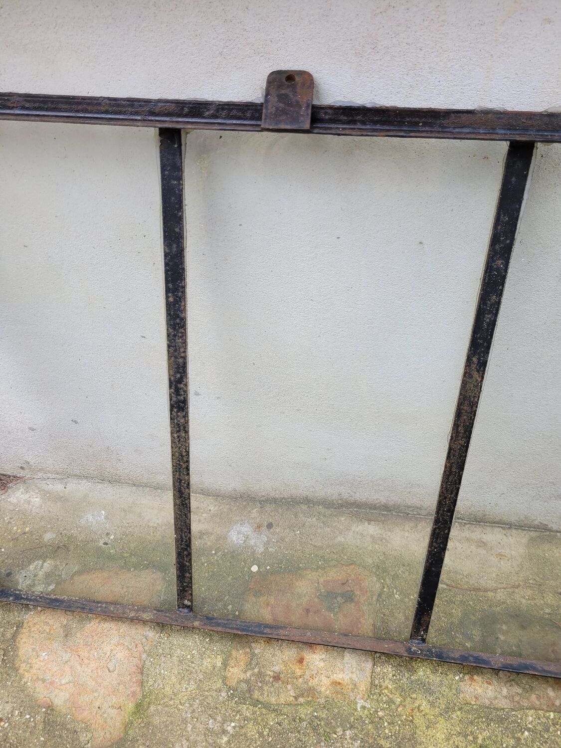 Old wrought iron marquee