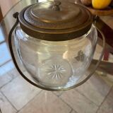 Engraved Crystal Cookie Jar