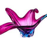 Murano XXL Coupe 50cm - Sommerso Amethyst & Turquoise - Vintage Design