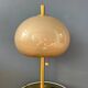 Large vintage brass mushroom space age table lamp