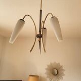 Vintage three-branch light fixture